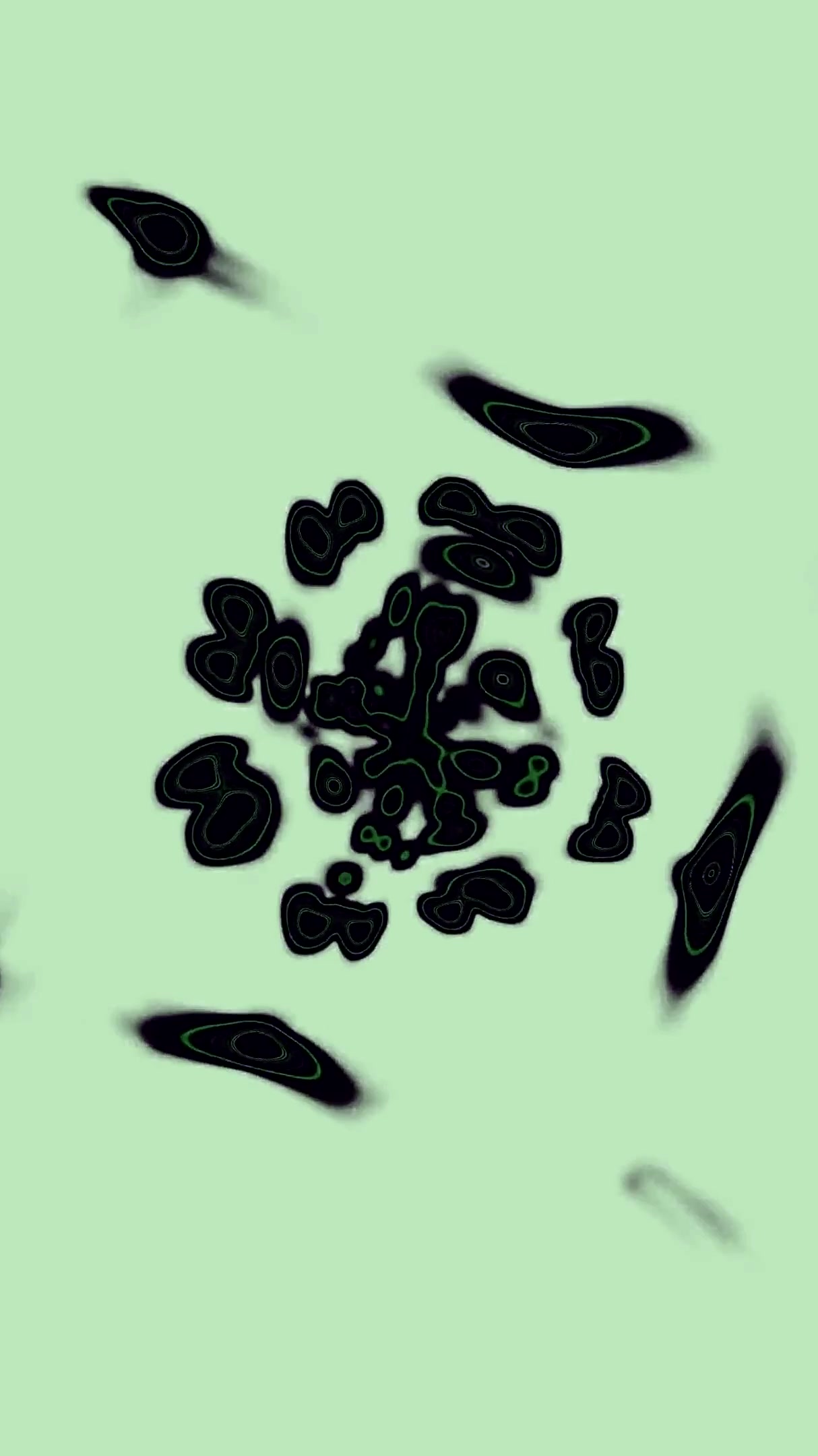 Seamless tunnel video loop creating a captivating visual experien