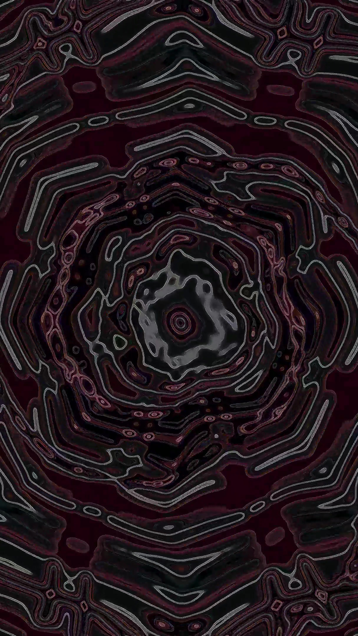 Seamless looping tunnel video vj loop screensaver with abstract p
