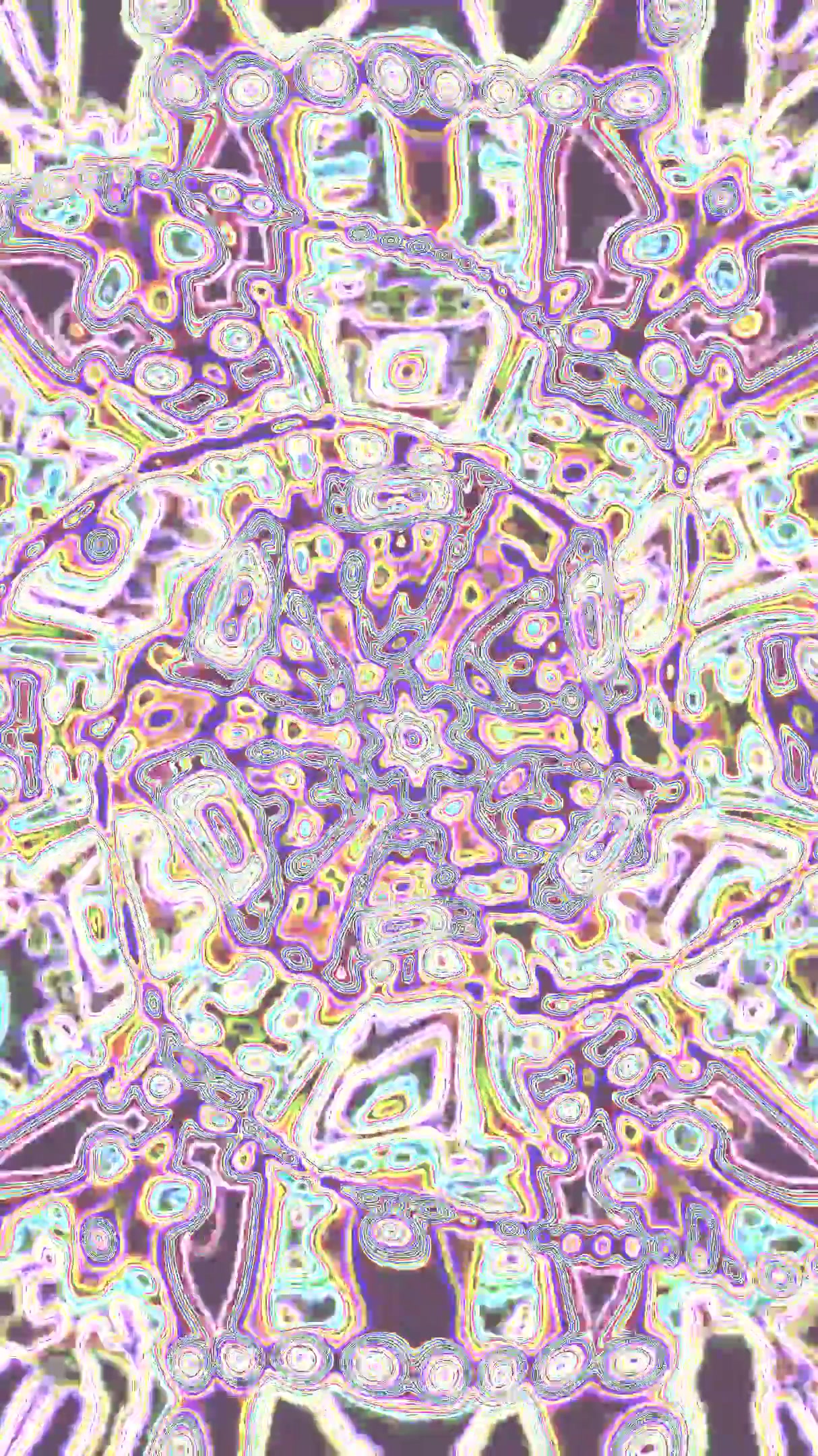 Colorful tunnel video loop creates a vibrant visual experience for screensavers and displays