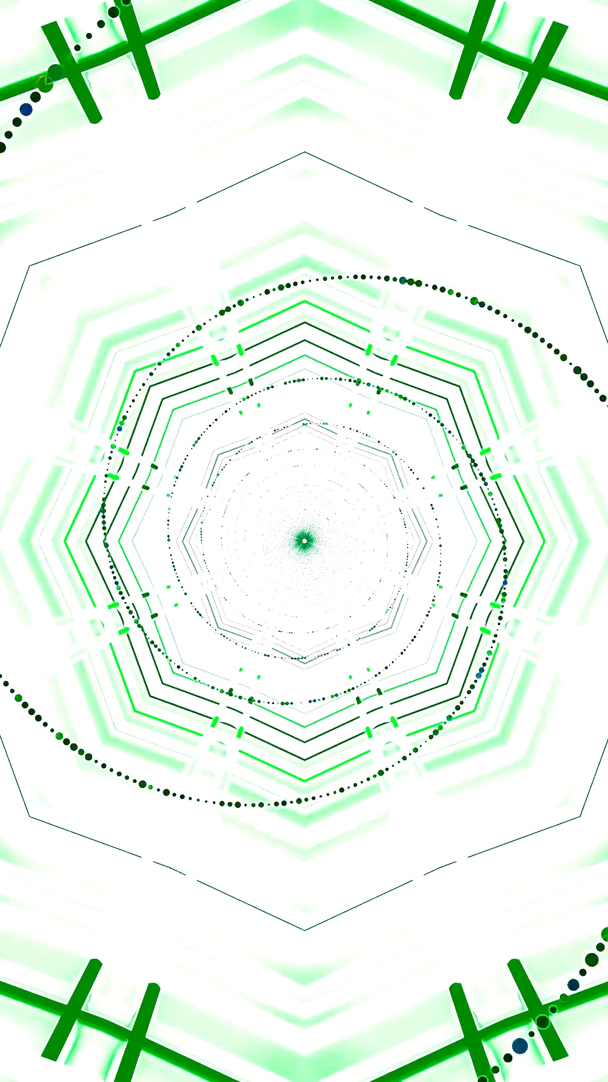 Colorful tunnel video loop creates a vibrant and dynamic visual experience for screensavers and digital displays