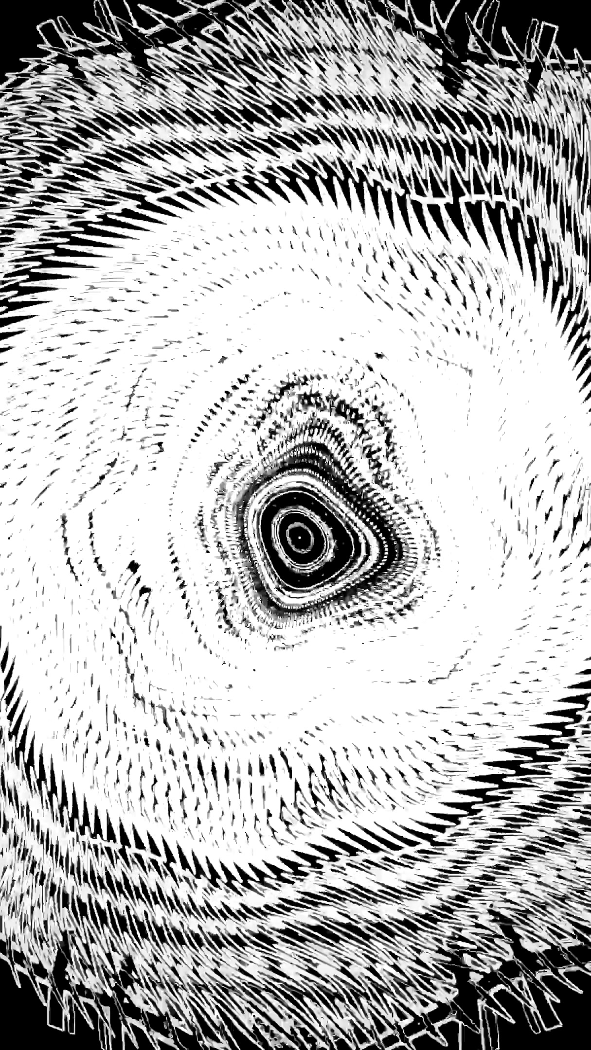 Tunnel video loop with dynamic patterns and smooth transitions cr