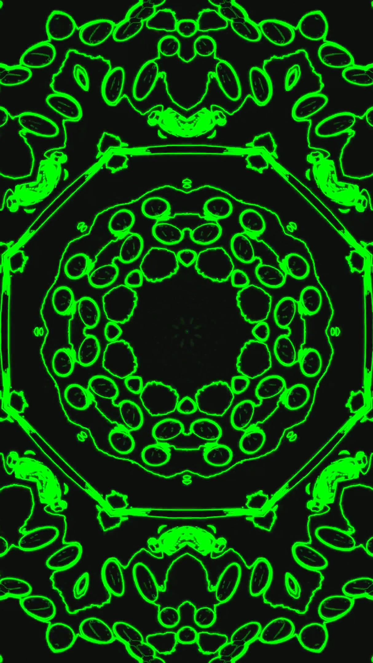 Colorful tunnel video vj loop screensaver creating a seamless visual experience for relaxation or entertainment