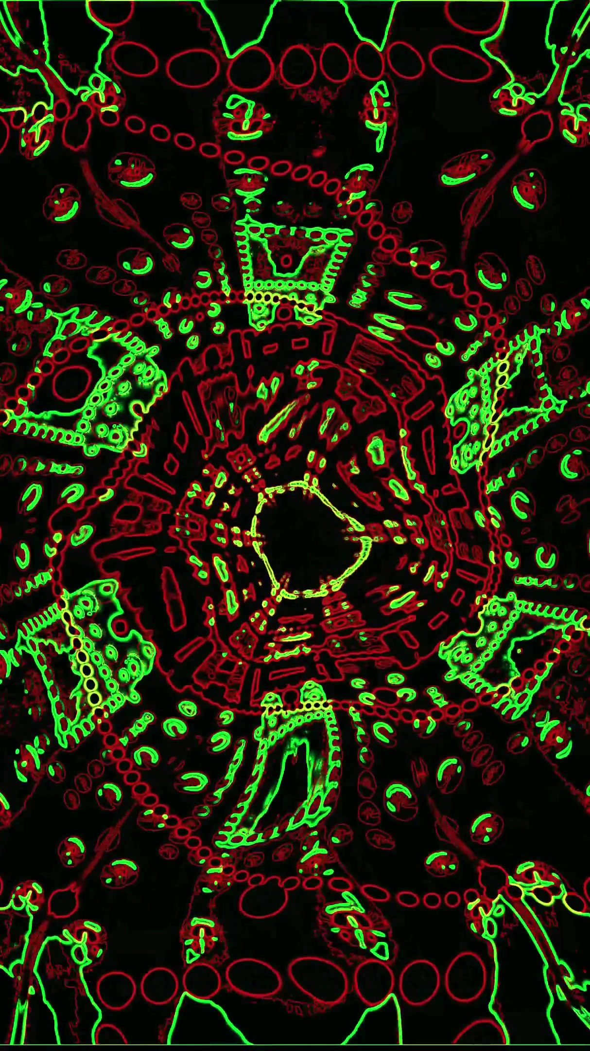 Tunnel video loop creates mesmerizing abstract visuals with seaml