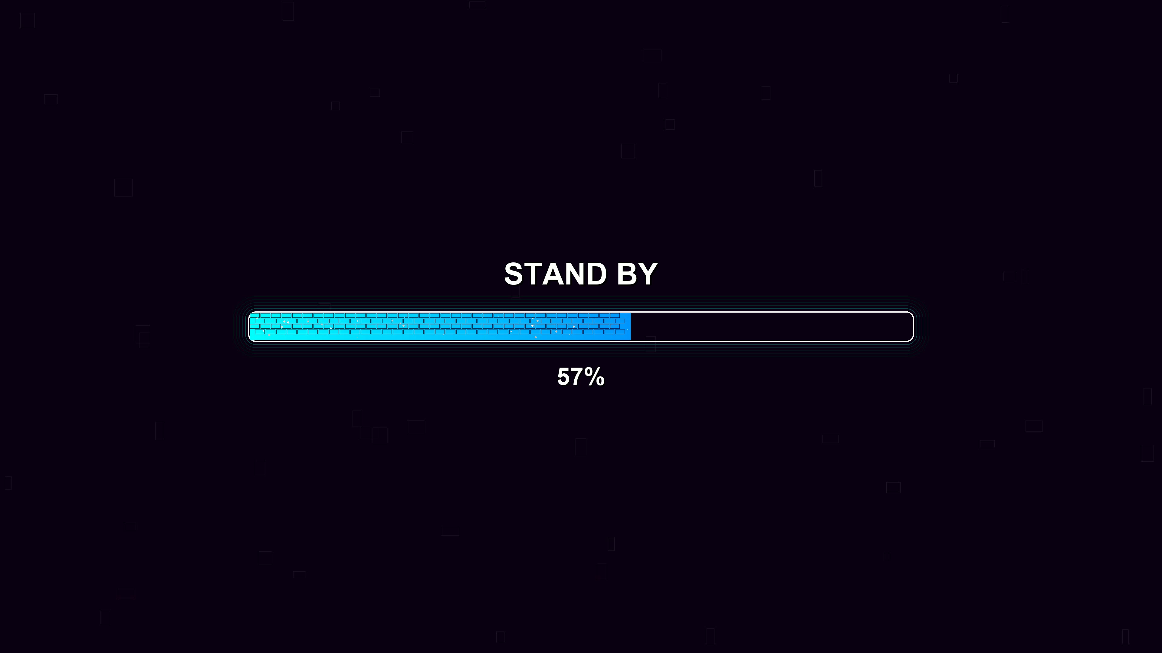 Progress bar animation shows waiting period with steady movement towards completion in modern style