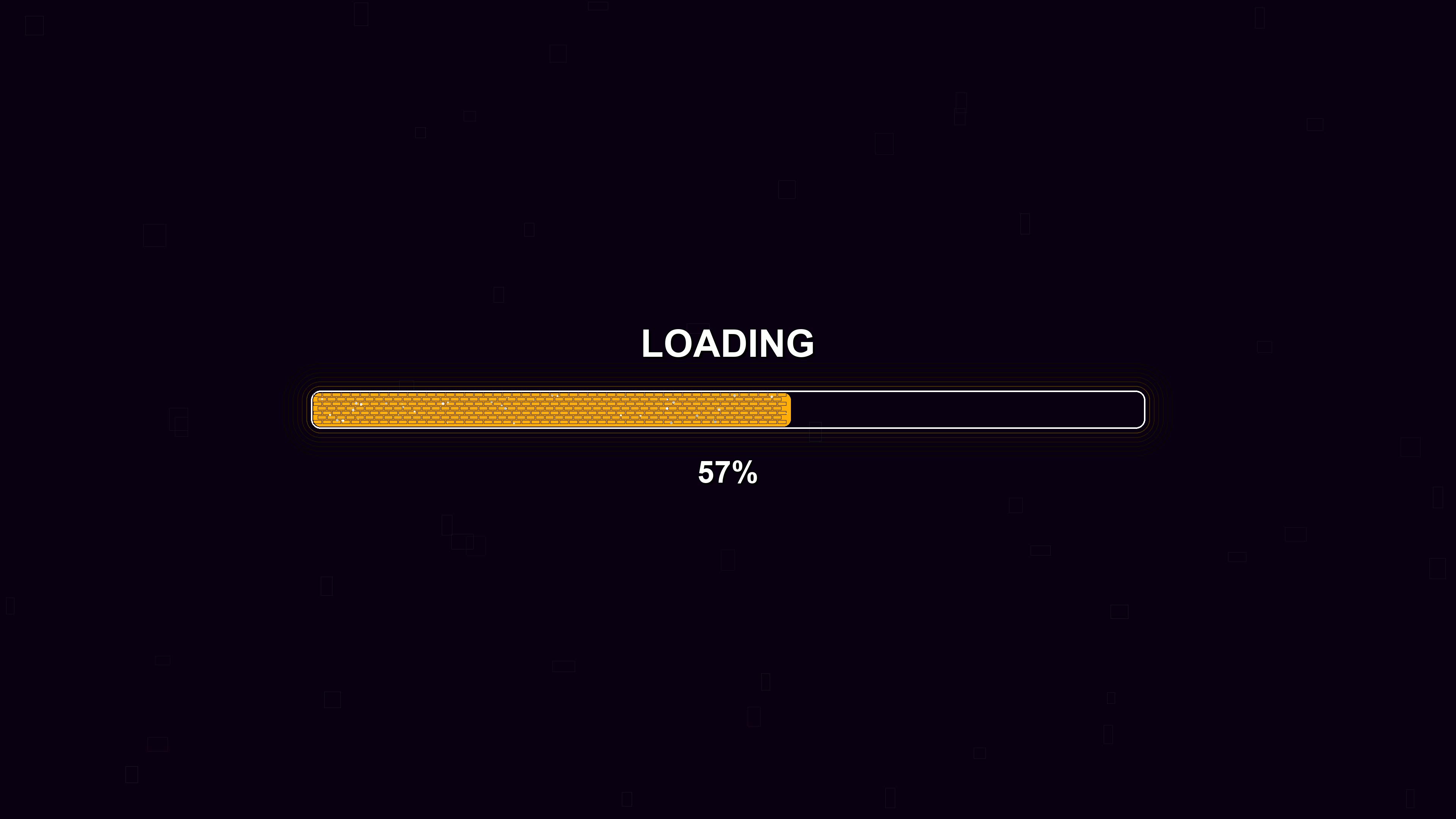 Modern style progressbar animation shows waiting period during loading with clear indication of completion status